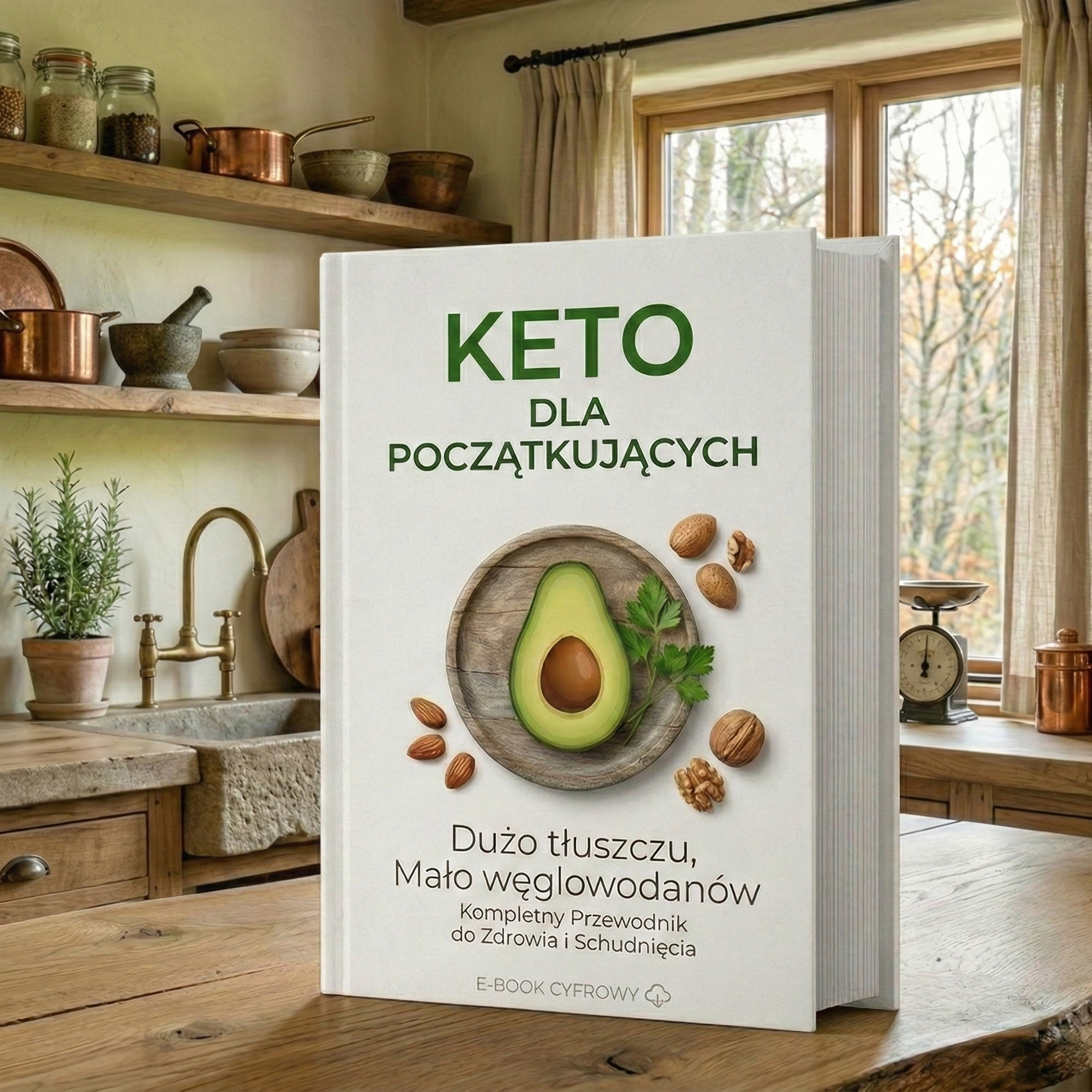 E-book - "Keto (dużo tłuszczu, mało węgli)"
